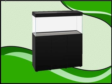 Aquael OptiSet 240 Aquarium Zwart - 120cm met meubel, Verzenden, Nieuw, Verlichting of Verwarming