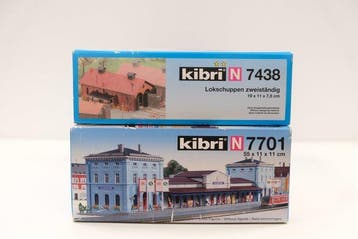 Kibri N - 7438, 7701 - Modeltrein bouwpakketten (2) -, Nieuw