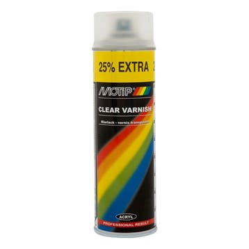 Motip blanke lak Mat - spuitbus 500 ML, Verzenden, Nieuw
