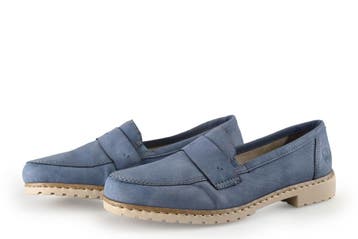 Rieker Instappers in maat 39 Blauw, Kleding | Dames, Instappers, Zo goed als nieuw, Rieker, Verzenden