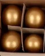 Ganzeneieren goud 8 cm leeggeblazen voor decoratie doos 4, Ophalen of Verzenden, Nieuw