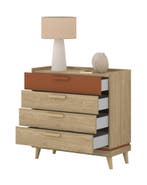 Ladekast Skagen - Eiken - 4 Lades, Verzenden, Nieuw