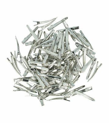 DIY Haarspeld Alligatorspeldjes 4,5cm – Gebogen – Metaal –, Nieuw
