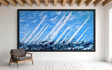 VOLHA - Driven by the Wind-XXL-Hand painted
