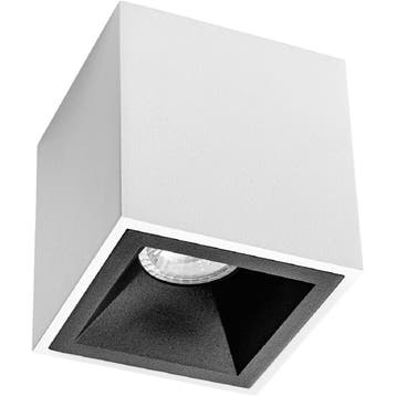 Opbouwspot GU10 - Pragmi Cliron Pro - Opbouw Vierkant - Mat, Ophalen of Verzenden, Nieuw, Overige fittingen, Plafondspot of Wandspot