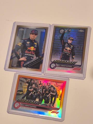 2021/22 Topps Chrome Max Verstappen Foil, Parallel card,, Nieuw