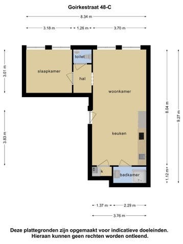 Te huur: Appartement Goirkestraat in Tilburg, Tilburg, Noord-Brabant, Appartement