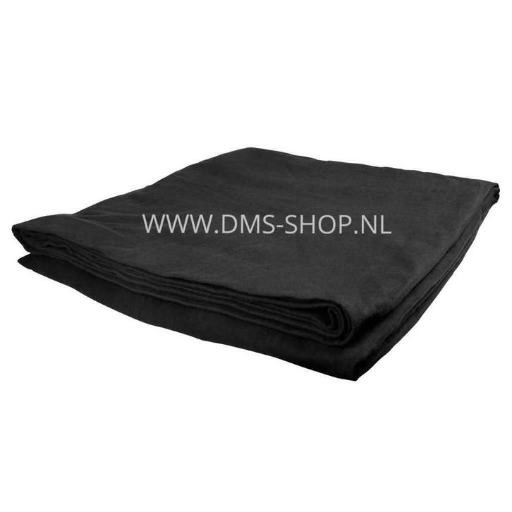 Theaterdoek Backdrop Molton Zwart ca.300g/m² Brandvertragend, Muziek en Instrumenten, Licht en Laser, Kleur, Nieuw, Overige typen