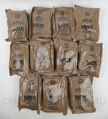 US Army MRE rantsoen Zak - Meal Ready to Eat - 3-2027/3-2028, Ophalen of Verzenden, Landmacht, Amerika, Overige typen
