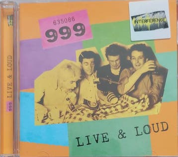 cd - 999 - Live &amp; Loud, Verzenden, Nieuw in verpakking