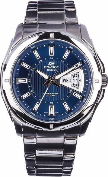 Casio Edifice Classic EF-129D-2AVEF Herenhorloge 44,8 mm -, Verzenden, Nieuw