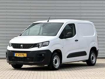Peugeot Partner 1.5 100 pkL1 Airco|Navi|Cruise Berlingo/Comb, Stof, Gebruikt, Euro 6, Wit