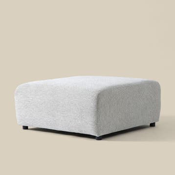 *WOONWINKEL* Hocker 95x95 - Grijsmix Ethan 501, Verzenden, Nieuw
