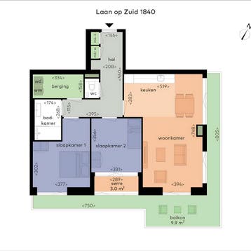 Appartement in Rotterdam gevonden voor €1885,- pm, Huizen en Kamers, Huizen te huur, Rotterdam, Direct bij eigenaar, Appartement