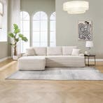 Coredo Bank - Corduroy bekleding - Links - Beige, Verzenden, Nieuw