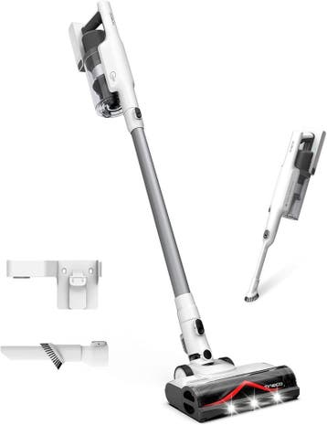 Tineco A30S Stofzuiger – Draadloos – Wit/Zilver, Ophalen of Verzenden, Nieuw, Reservoir, Minder dan 1200 watt