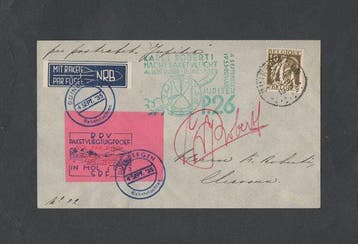 België 1935 - brief raketpost JUPITER P.26 - E11 Mol, Gestempeld