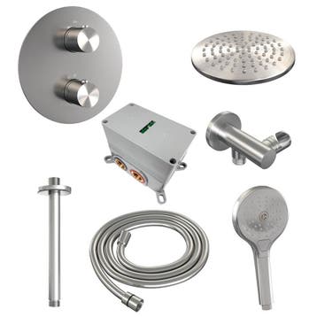 Brauer Brushed Edition Thermostatische Regendoucheset Inbouw, Ophalen of Verzenden, Nieuw