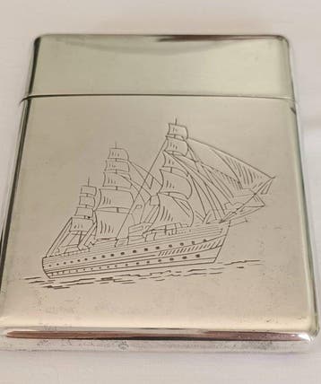 Del Conte - sigaretten dispenser - .925 zilver -