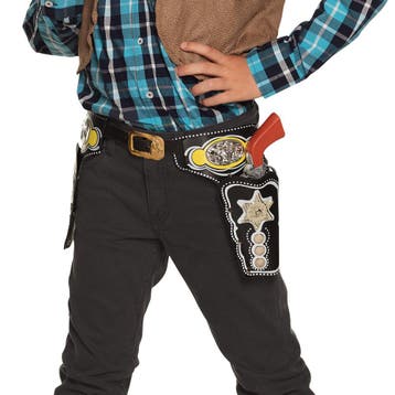 Cowboy Riem Met Dubbele Holsters Kind, Ophalen of Verzenden, Nieuw