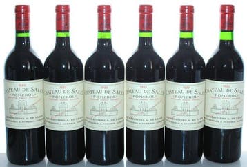 1989 Château de Sales - Pomerol - 6 Flessen (0.75 liter), Verzamelen, Nieuw