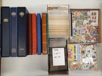 Nederland en Overzeese Rijksdelen 1852/2000 - Collectie in 8, Gestempeld