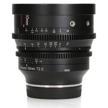 7Artisans 50mm T2.0 Spectrum - Sony FE - 1 jaar garantie, Ophalen of Verzenden, Zo goed als nieuw