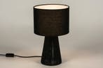 Rietveld Tafellampen - Zwart - Stof, Touw, Verzenden, Nieuw