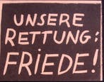 Anti Duits Strooibiljet ONZE REDDING: VREDE! (lijst optie), Verzamelen, Militaria | Tweede Wereldoorlog, Verzenden