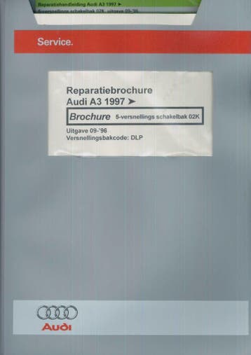 1996 Audi A3 Reparatiebrochure, Verzenden