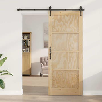 vidaXL Binnendeur 86 x 211 cm Multiplex Naturel, Verzenden, Nieuw