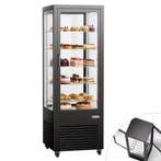 GGM Gastro | Panoramische koelvitrine - 440 liter - 2 glazen, Verzenden, Nieuw