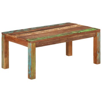 vidaXL Salontafel 110x55x40 cm Massief gerecycled hout, Huis en Inrichting, Tafels | Salontafels, Verzenden, Nieuw, Overige houtsoorten