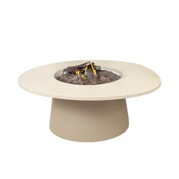 Cosidune vuurtafel sandy beige inclusief brander - Vuurtafel, Nieuw