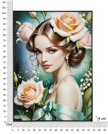 FANTASIE GELAKT CANVAS MET FRAME -B- CM 72X4X102, Ophalen of Verzenden, Nieuw