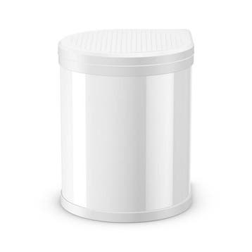 Compact-Box M Prullenbak 15L - Wit, Huis en Inrichting, Woonaccessoires | Prullenbakken, Nieuw