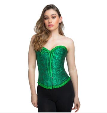 Satijnen Korset Groen, Verzenden, Nieuw, Feestartikel