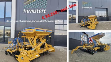 Alpego JetM pneumatische schijvenzaaimachine op rotoreg, Ophalen of Verzenden, Veehouderij, Zaaien, Planten of Poten