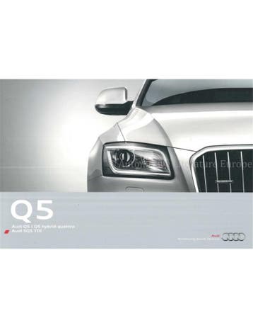 2013 AUDI Q5 | SQ5 BROCHURE NEDERLANDS, Boeken, Nieuw, Audi, Author