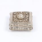 Schoonhoven 1877 - Pepermuntdoos - .833 zilver, Antiek en Kunst