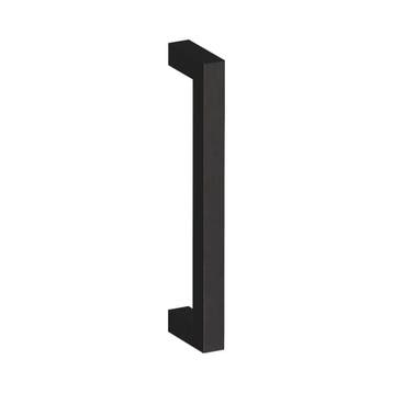 Voordeurgreep Denver vierkant handgreep 220x20mm - mat zwart, Verzenden, Nieuw