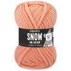DROPS Snow Uni Colour - 112 zoete abrikoos - Wol Garen, Ophalen of Verzenden, Nieuw