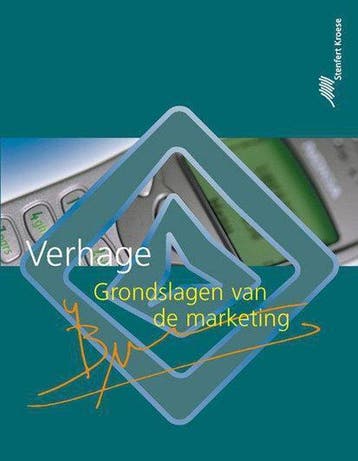 9789020730333 Grondslagen van de marketing | Tweedehands, Verzenden, Zo goed als nieuw, B. Verhage