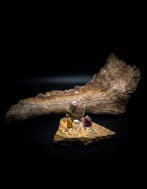 musteriense en Megaloceros silex en hoorns megsloceros