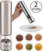 2 stuks Elektrische Peper en Zoutmolen €17,95, Nieuw