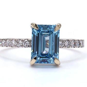 Zonder minimumprijs - Ring - 18 karaat Witgoud - 2.60ct. tw., Nieuw
