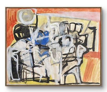 Marcus de Vestele (1941-2024) - Grande composition Cobra de, Antiek en Kunst