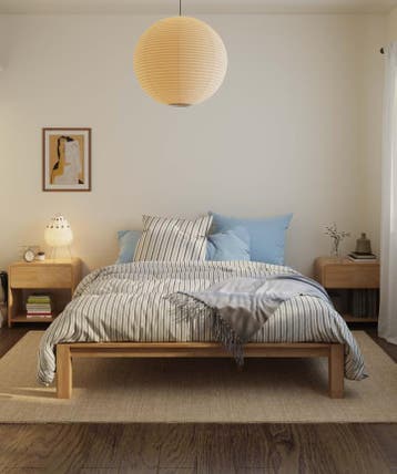 Houten bed - Massief houten balkenbed - Massief houten bed -, Verzenden, Zo goed als nieuw