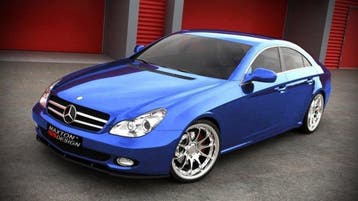 Front Splitter MERCEDES CLS C219 STANDAARD BUMPER, Verzenden
