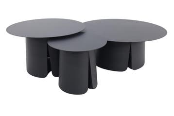 Velora koffietafels - Set van 3 - Royal grey, Verzenden, Nieuw, Overige materialen